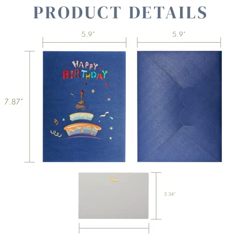 VUDECO 3D Pop Up Card Happy Birthday Card