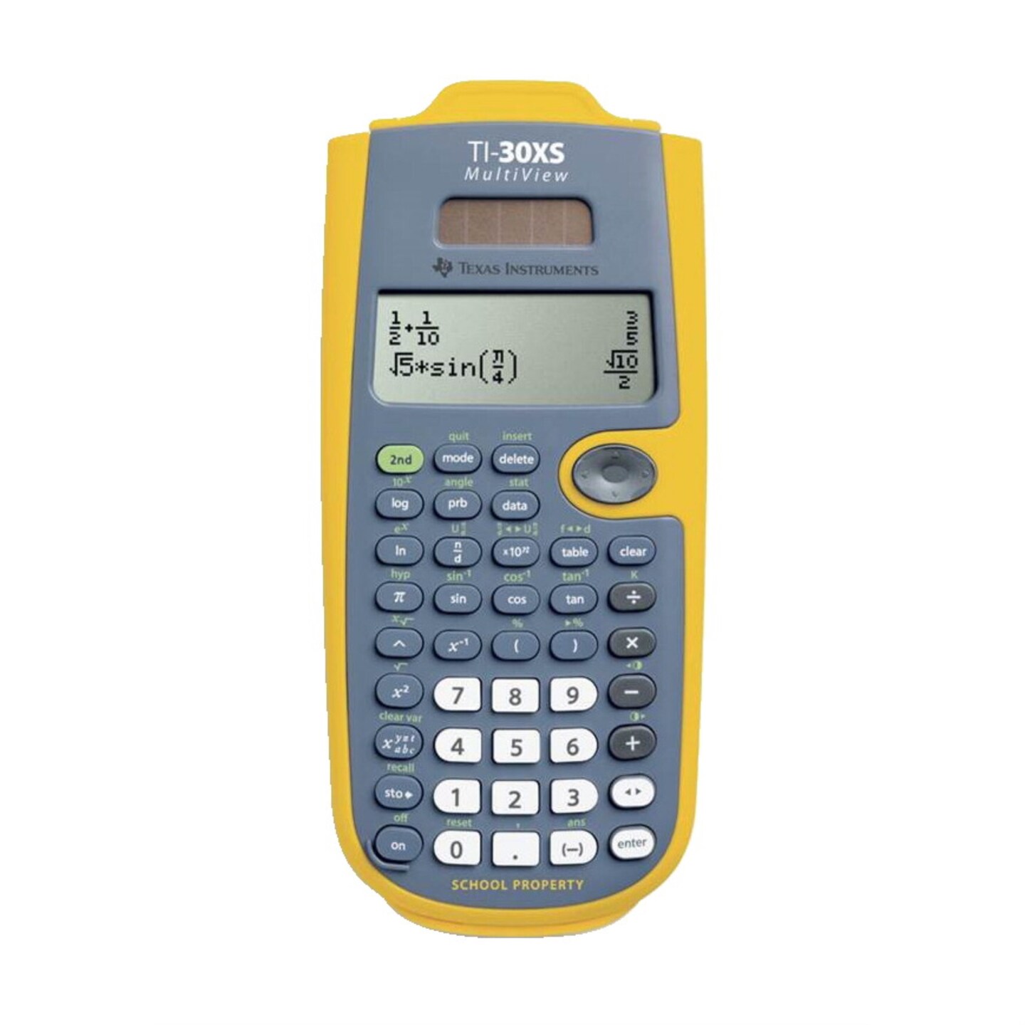 Texas Instruments TI-30XS MultiView Scientific Calculator, Yellow EZ ...