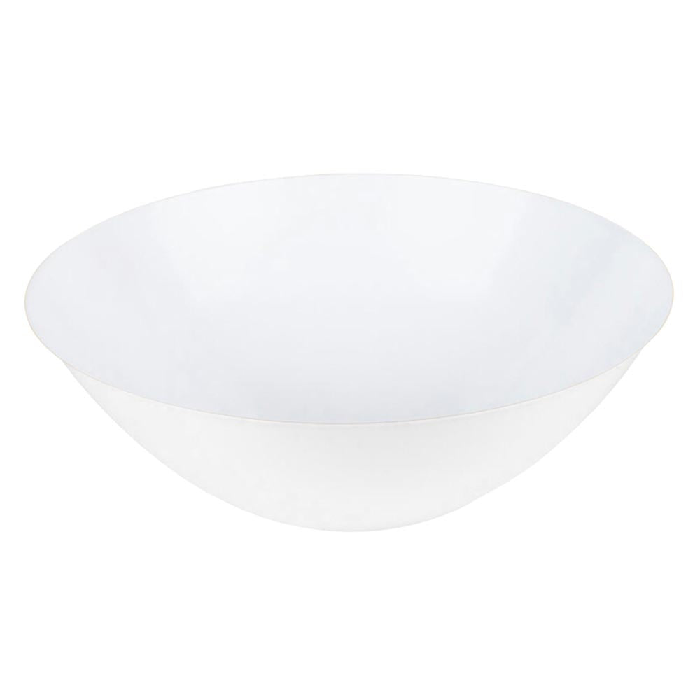32 oz. Solid White Organic Round Disposable Plastic Bowls (60 Bowls