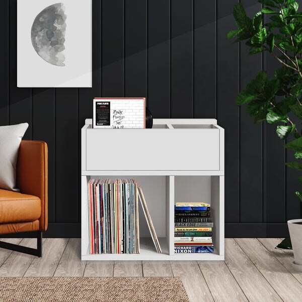 Vinyl Record Multi Shelf, White