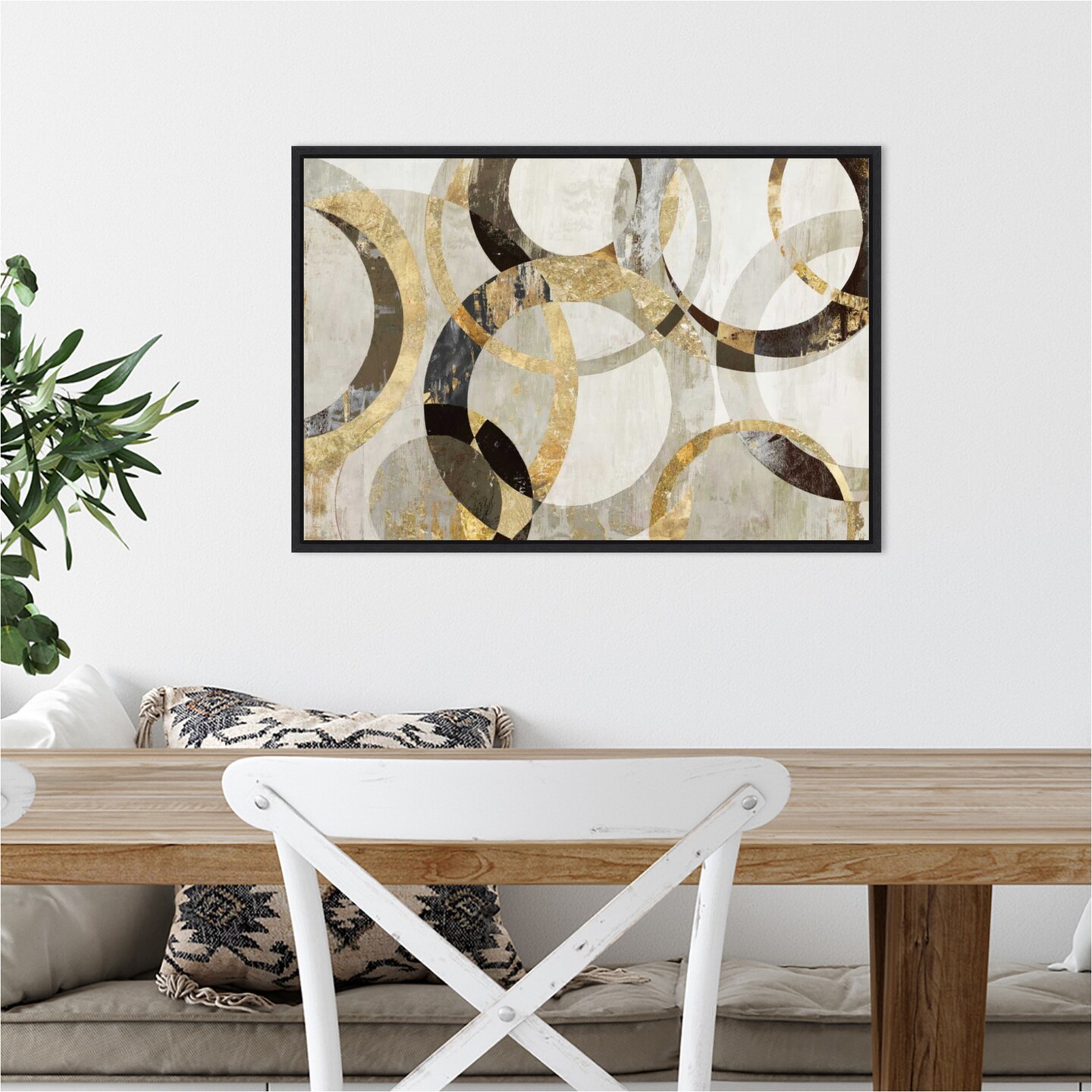 Overlaps by Tom Reeves Canvas Wall Art Print Framed | Michaels