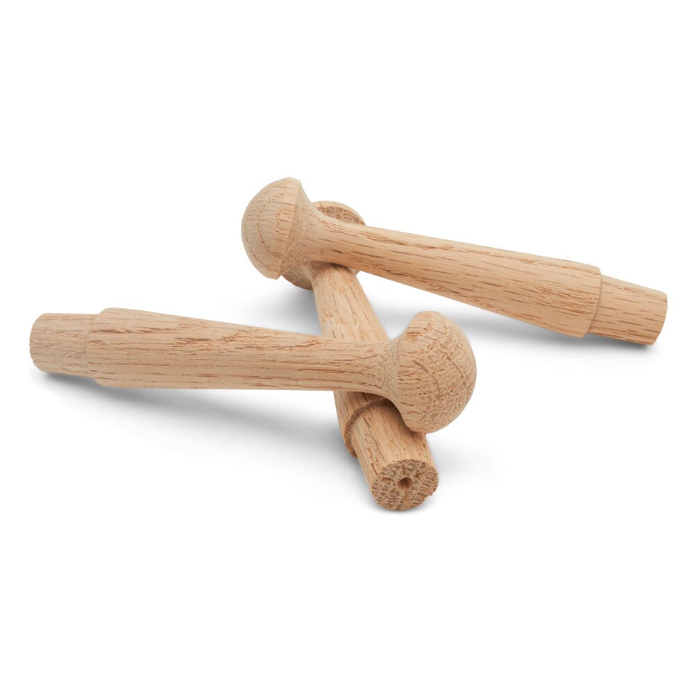 Oak Shaker Peg, Multiple Sizes Available, Wooden Pegs for Wall Hanging, Woodpeckers