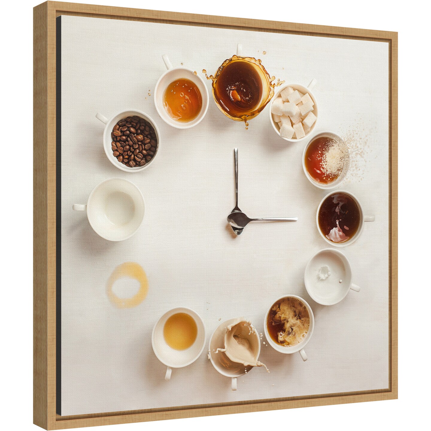 It's Always Coffee Time by Dina Belenko Canvas Wall Art Print Framed