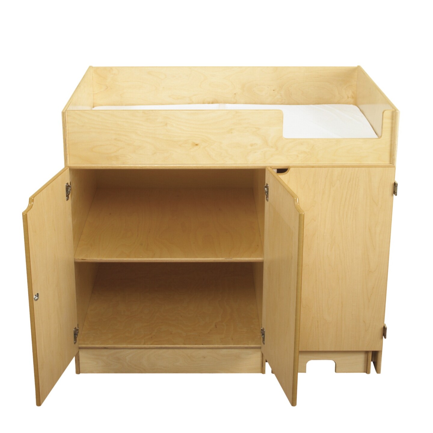Childcraft Changing Table with Steps on Right, 42 x 27-1/8 x 37-1/2 ...