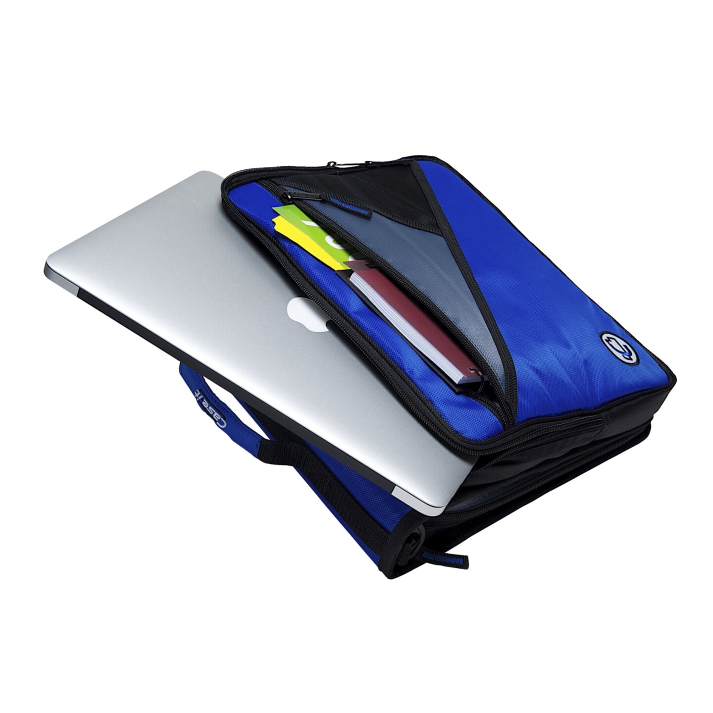 Caseit Universal Laptop Zipper Binder, ORing, 2 Inches, Black