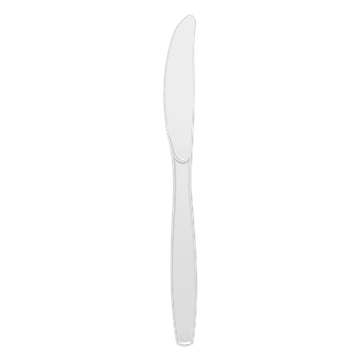 White Plastic Disposable Knives (1000 Knives) Plastic Cutlery Michaels