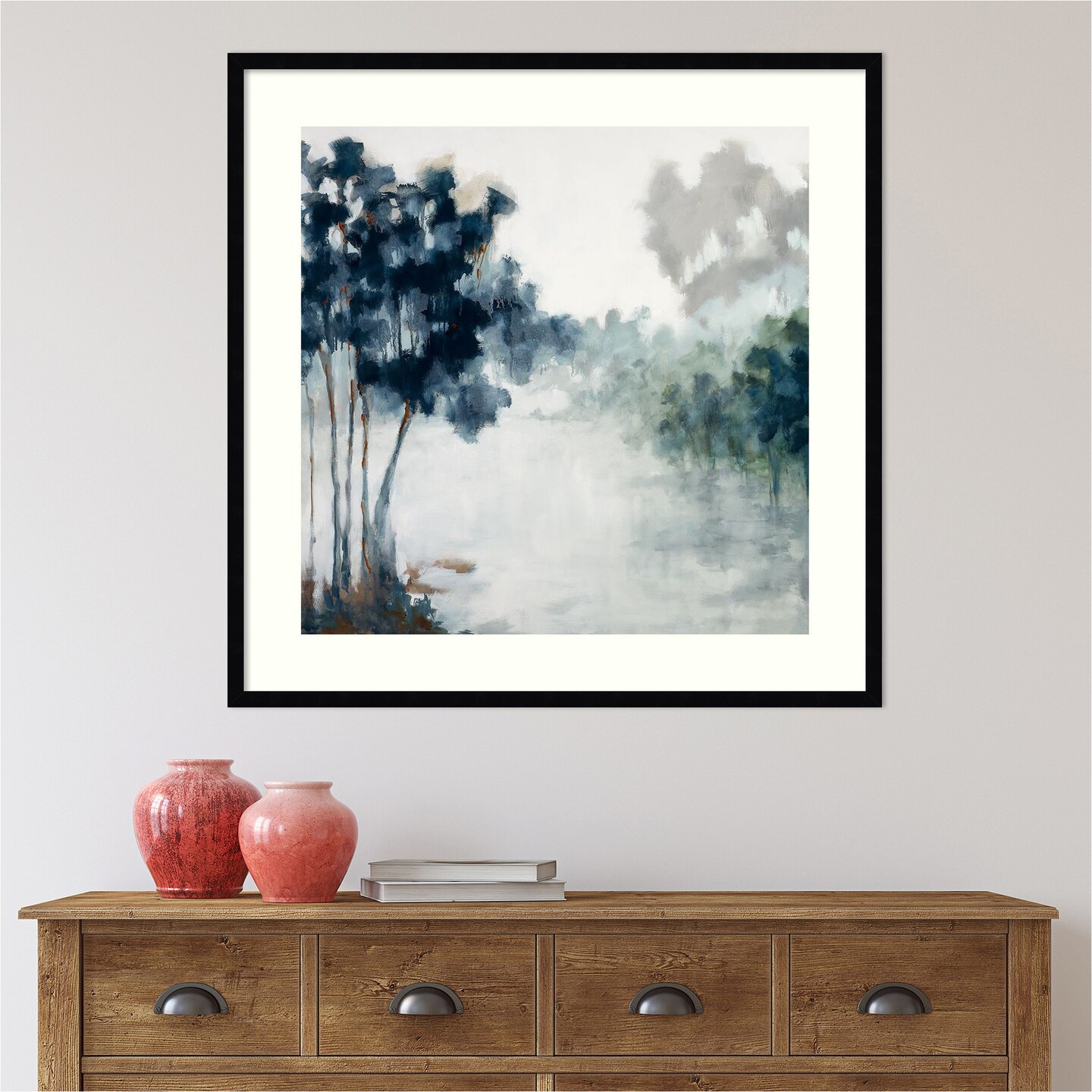 Soft Winter Light by Jacqueline Ellens Wood Framed Wall Art Print