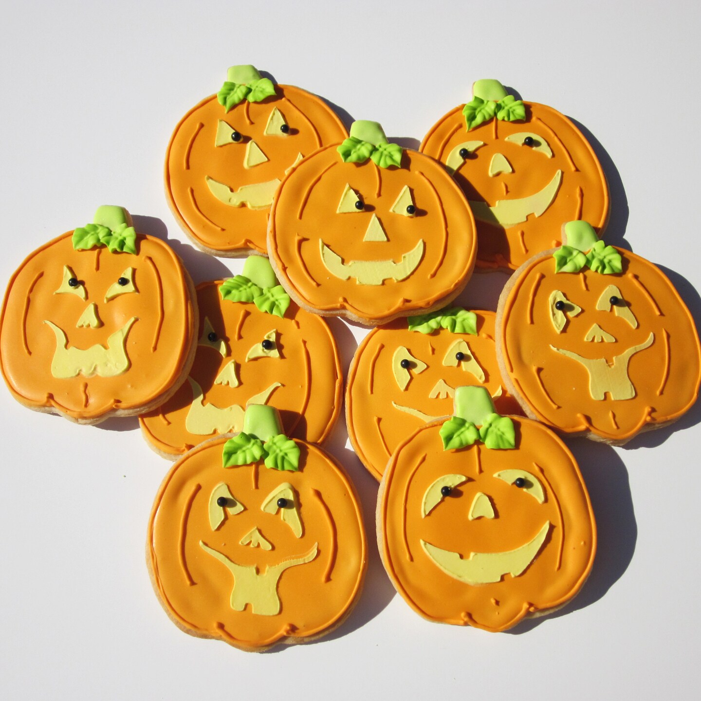 Pumpkin Halloween Faces Cookie Stencils | C178 by Designer Stencils | Cookie Decorating Tools | Baking Stencils for Royal Icing, Airbrush, Dusting Powder | Reusable Plastic Food Grade Stencil for Cookies | Easy to Use &#x26; Clean Cookie Stencil