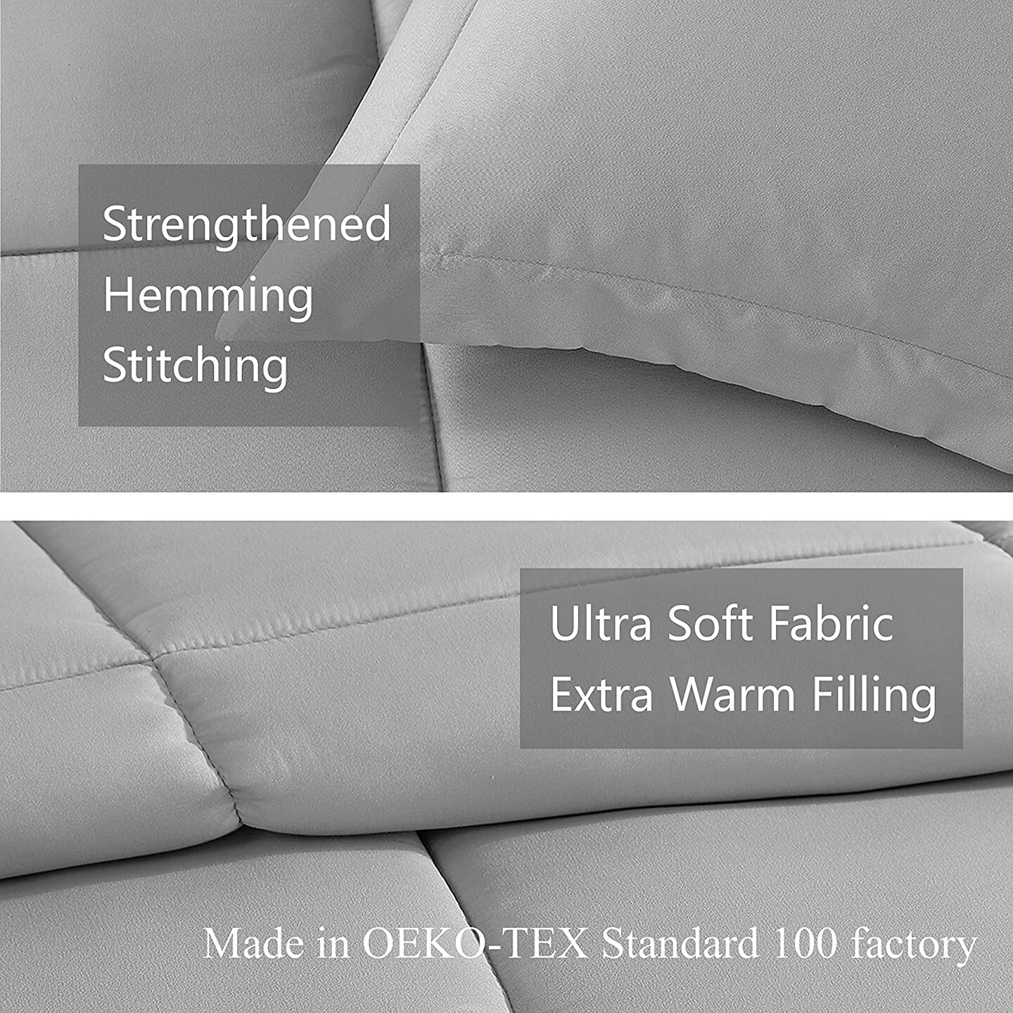 American Home Collection Down Alternative Comforter Set Extra Warm and Soft