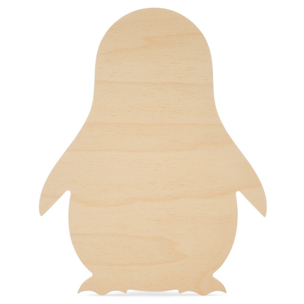 Wooden Penguin Cutout, Multiple Sizes Available, Unfinished for Christmas & Decor| Woodpeckers Crafts