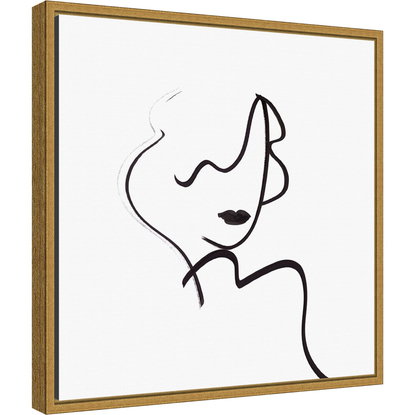 Muser I (Woman) by Isabelle Z Canvas Wall Art Print Framed