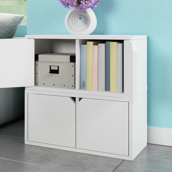 Stack Rectangle with Door, White | Michaels