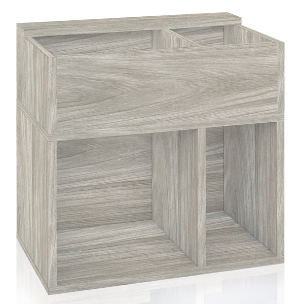 Vinyl Record Multi Shelf, Aspen Grey | Michaels