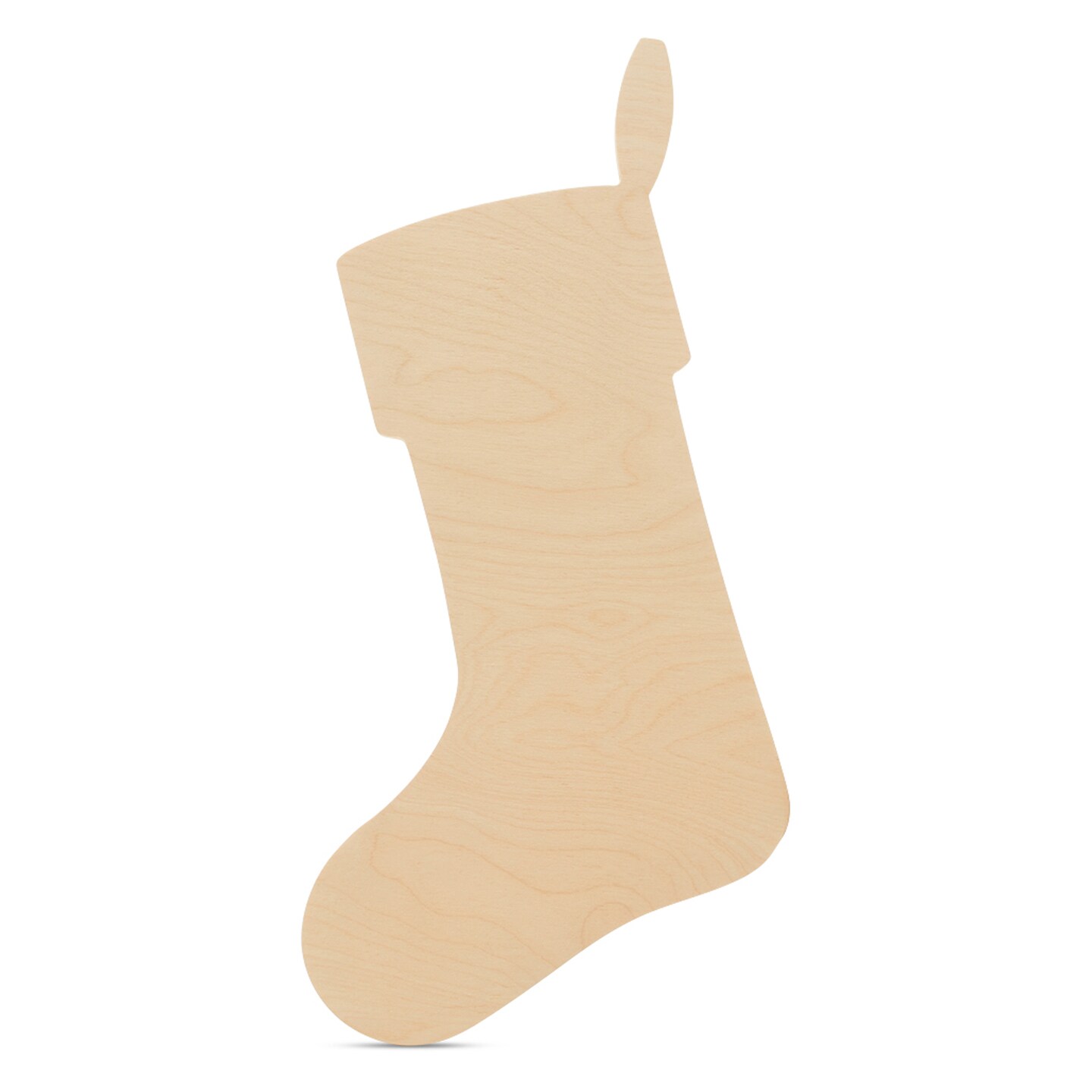 Wood Stocking Cutout Ornament, Multiple Sizes Available, DIY Christmas Tree Decor/Craft | Woodpeckers