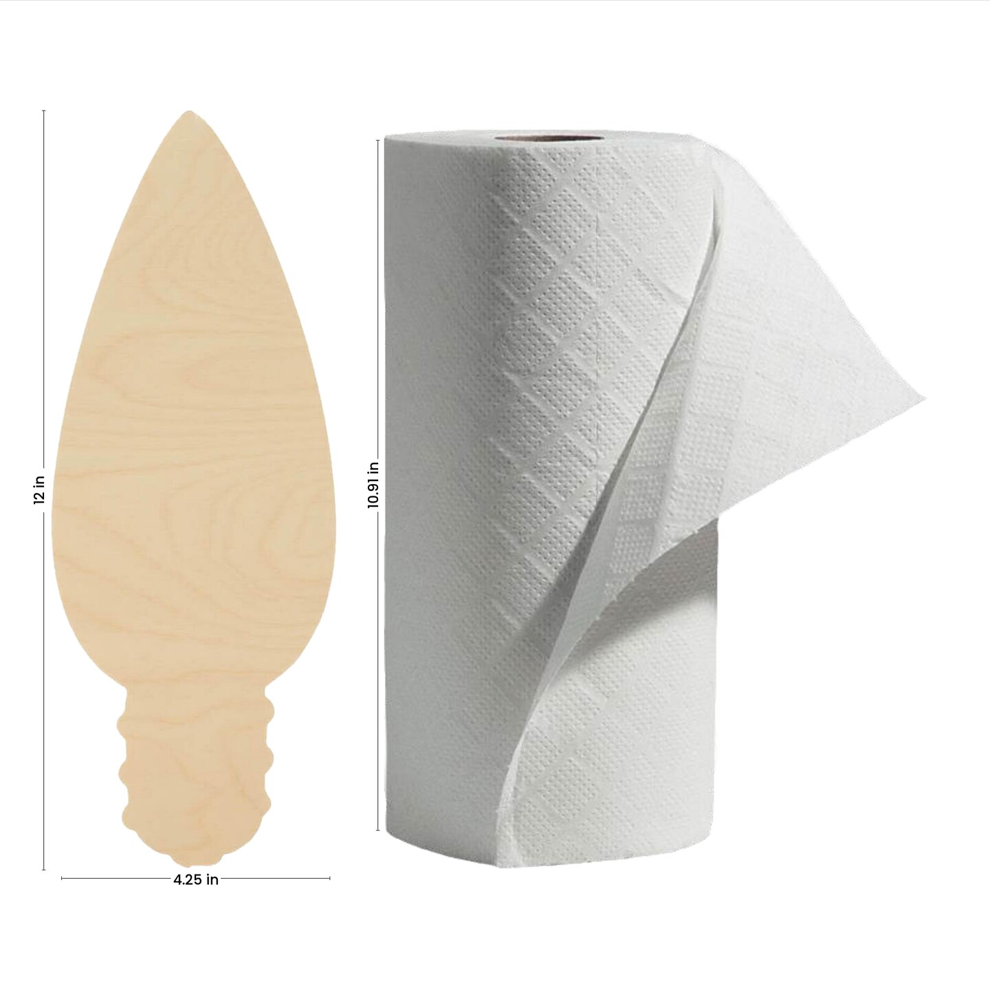 Wood Lightbulb Cutout Ornaments, Multiple Sizes Available, DIY Christmas Tree Decor/Craft | Woodpeckers