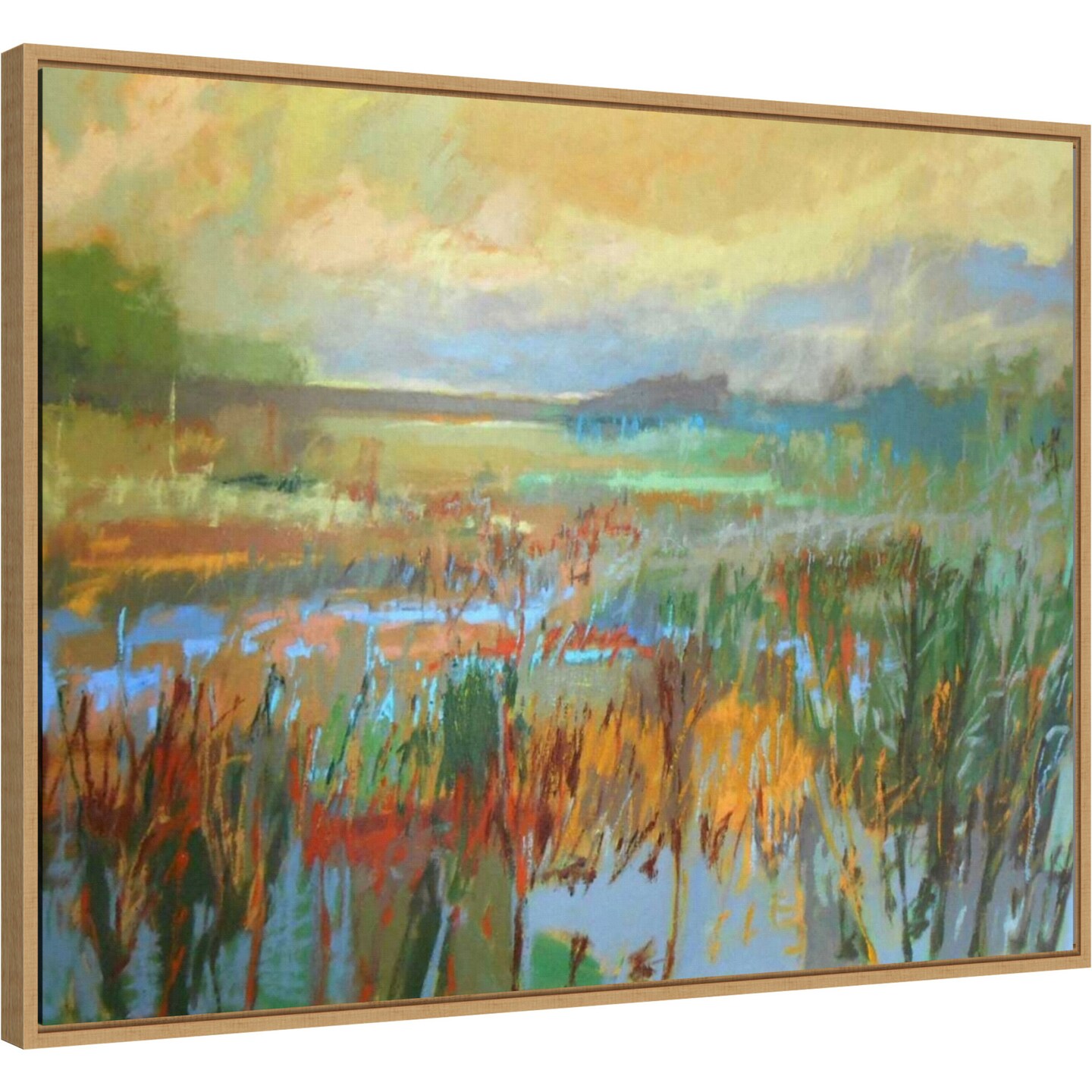 Marsh in May by Jane Schmidt Canvas Wall Art Print Framed
