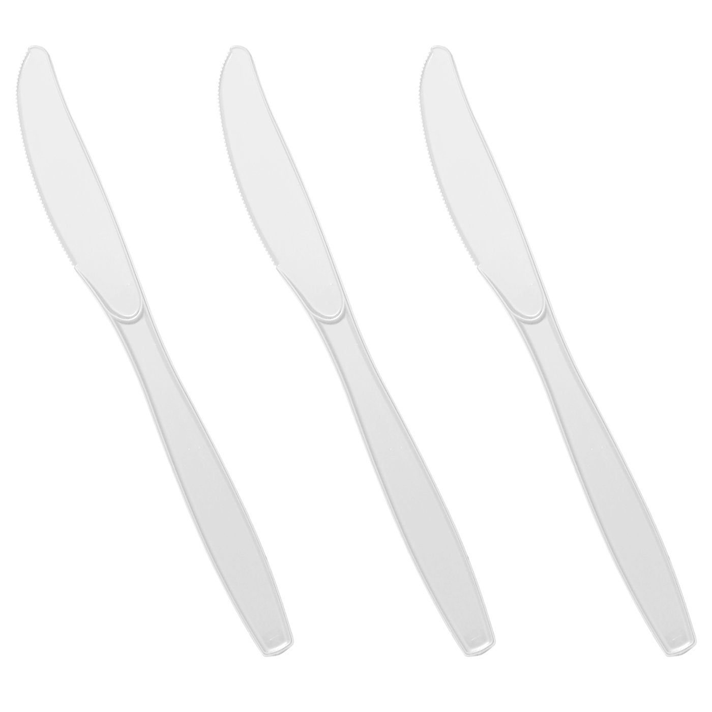 White Plastic Disposable Knives (1000 Knives) Plastic Cutlery Michaels