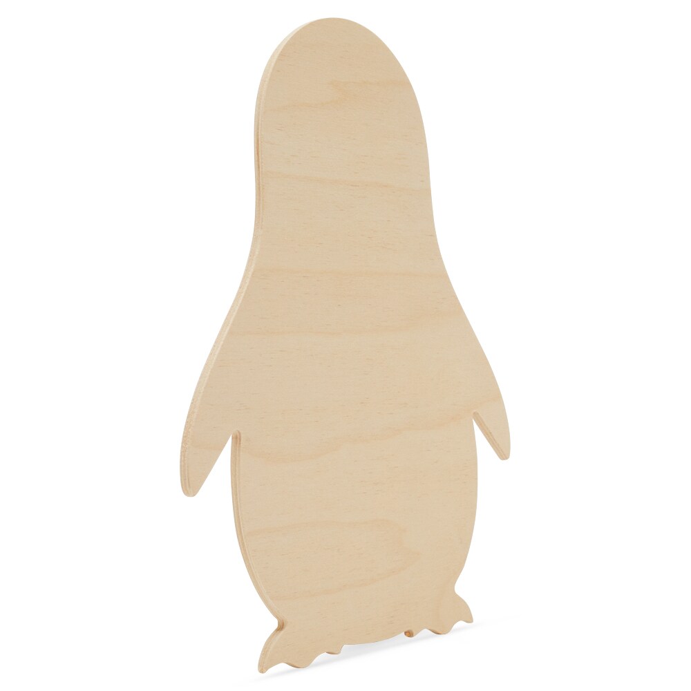 Wooden Penguin Cutout, Multiple Sizes Available, Unfinished for Christmas & Decor| Woodpeckers Crafts