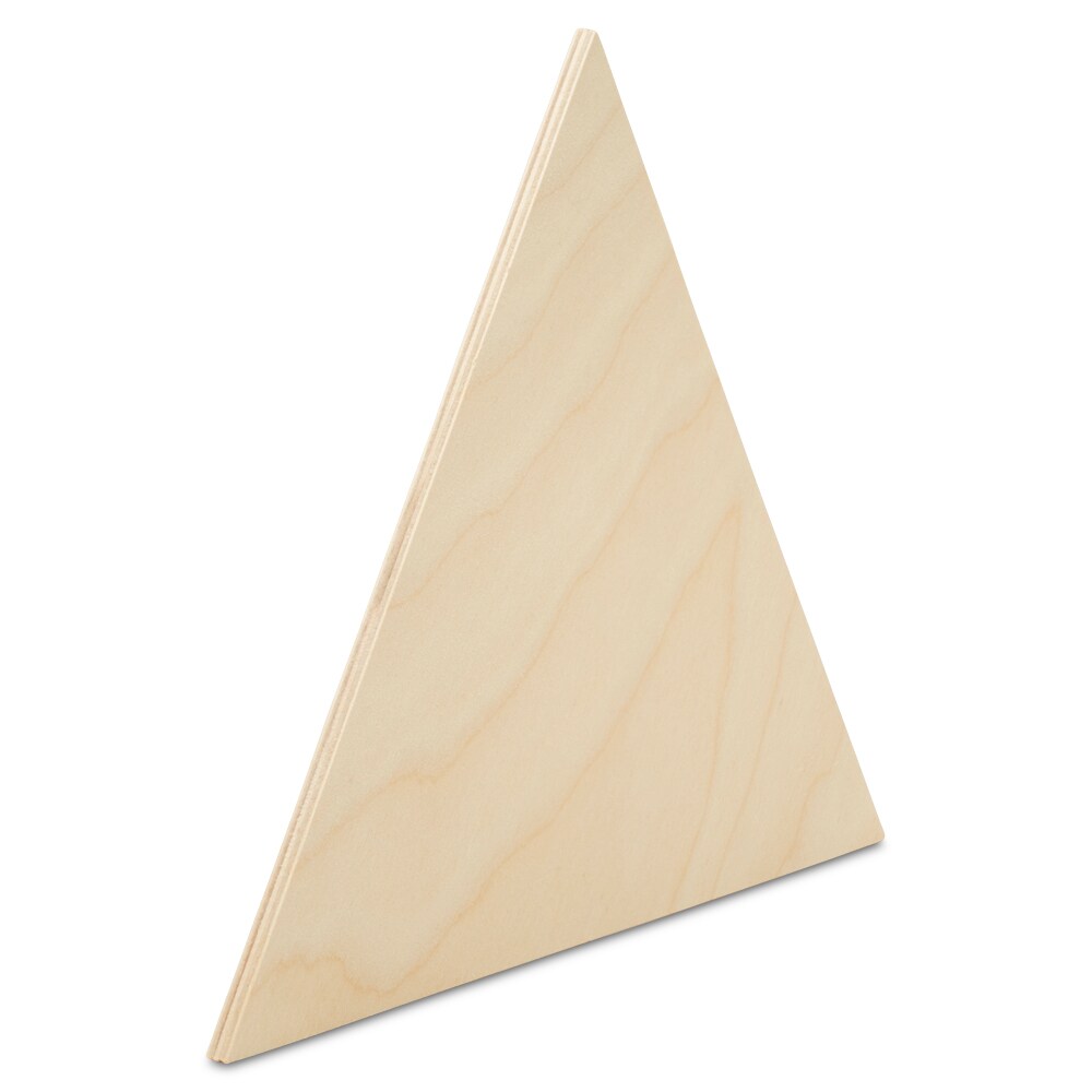 Triangle Wooden Cutouts, Multiple Sizes Available, Unfinished Crafts & Geometric Decor | Woodpeckers
