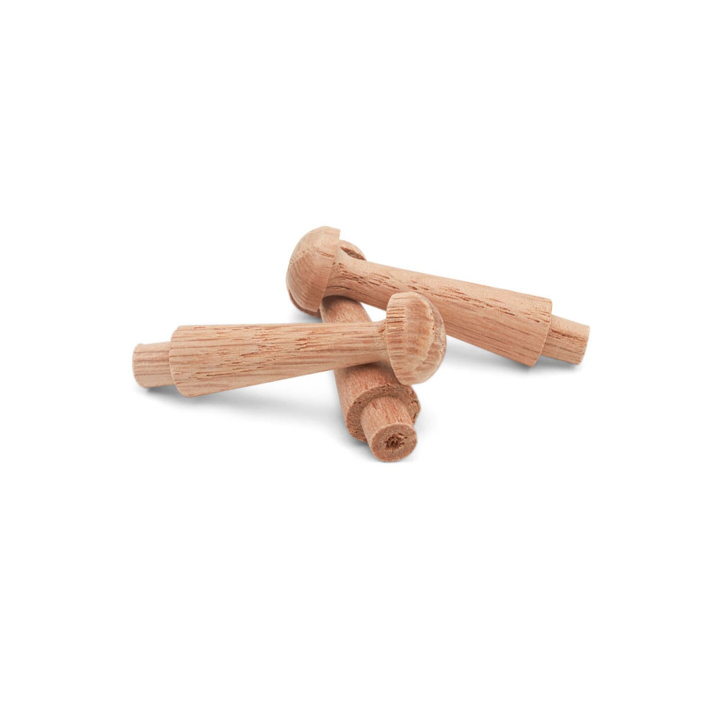 Oak Shaker Peg 2-1/2 inch, Pack of 12 Wooden Pegs for Hanging, DIY Shaker Rack and Rail, by Woodpeckers