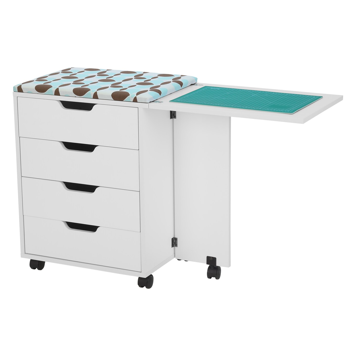Arrow Sewing Shirley Storage Cabinet with Drawers & Rolling Casters
