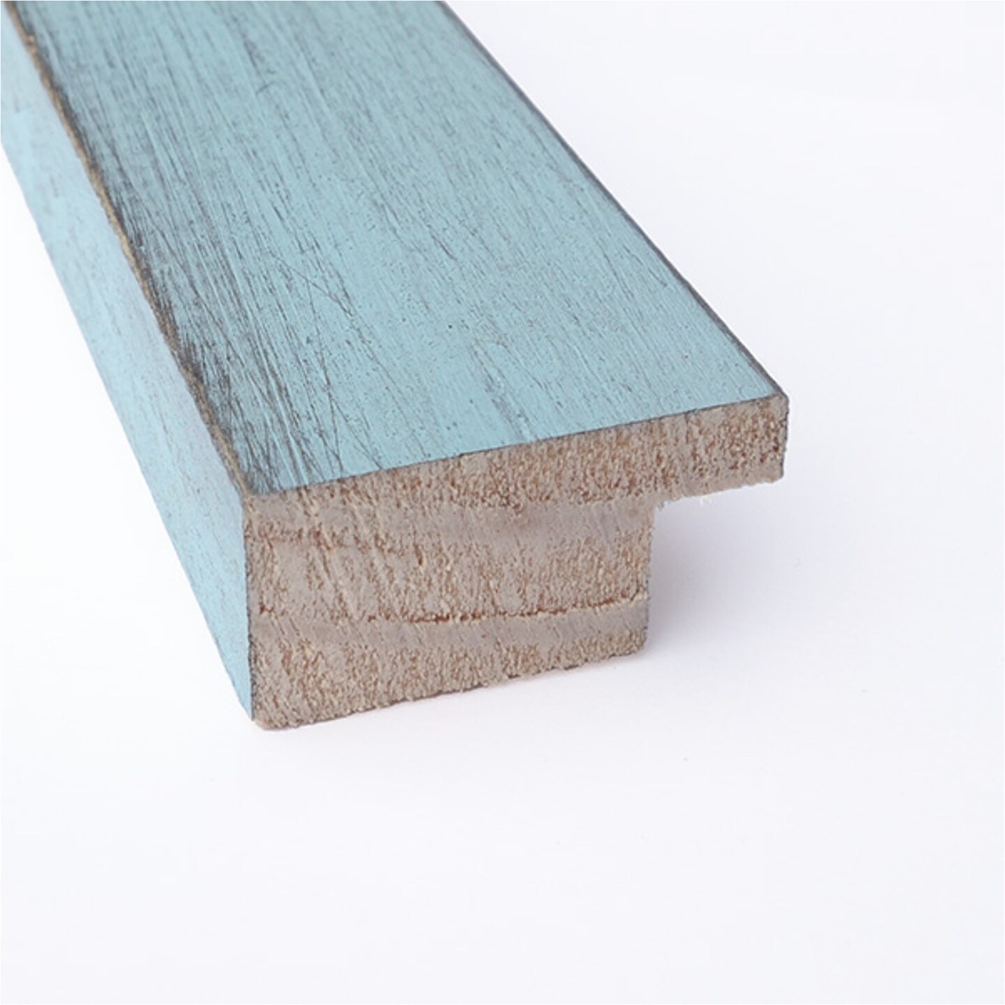 Cork Board, Sky Blue Rustic Wood Frame - Bulletin Board, Organization Board, Pin Board