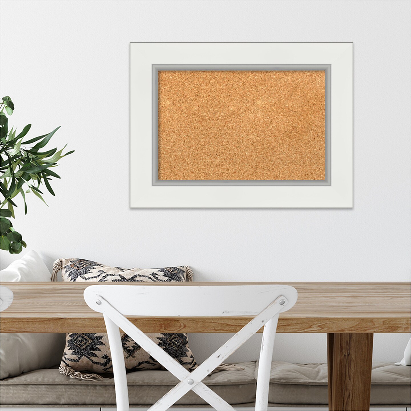 Cork Board, Eva Frame - Bulletin Board, Organization Board, Pin Board