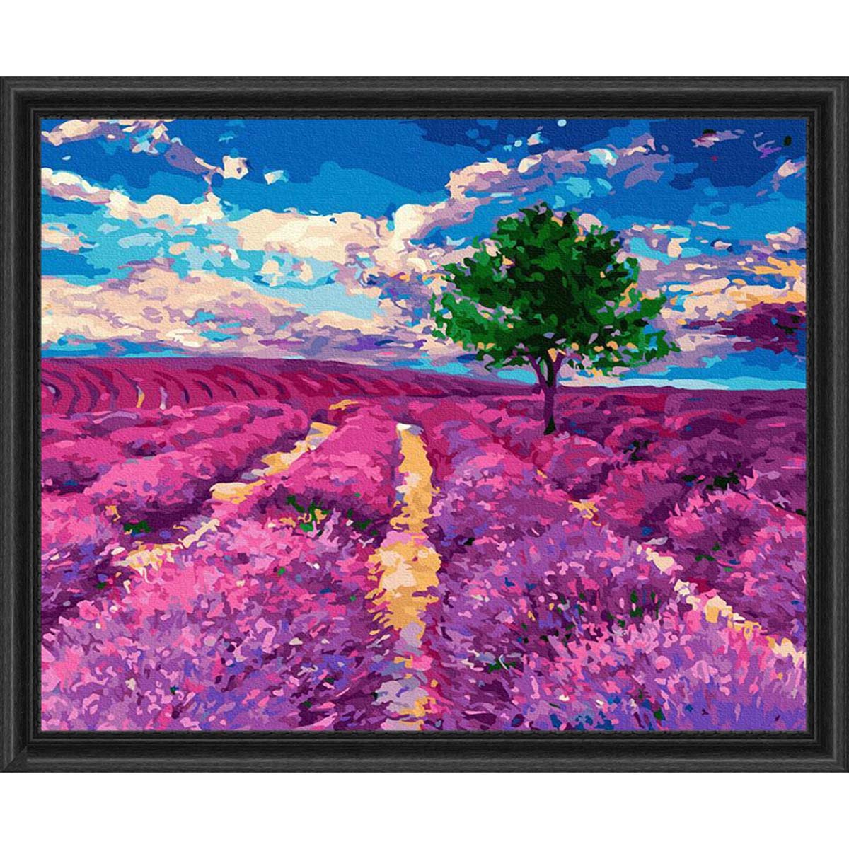 Adbrain Lavender Fields of Provence PaintbyNumber Kit Paint by
