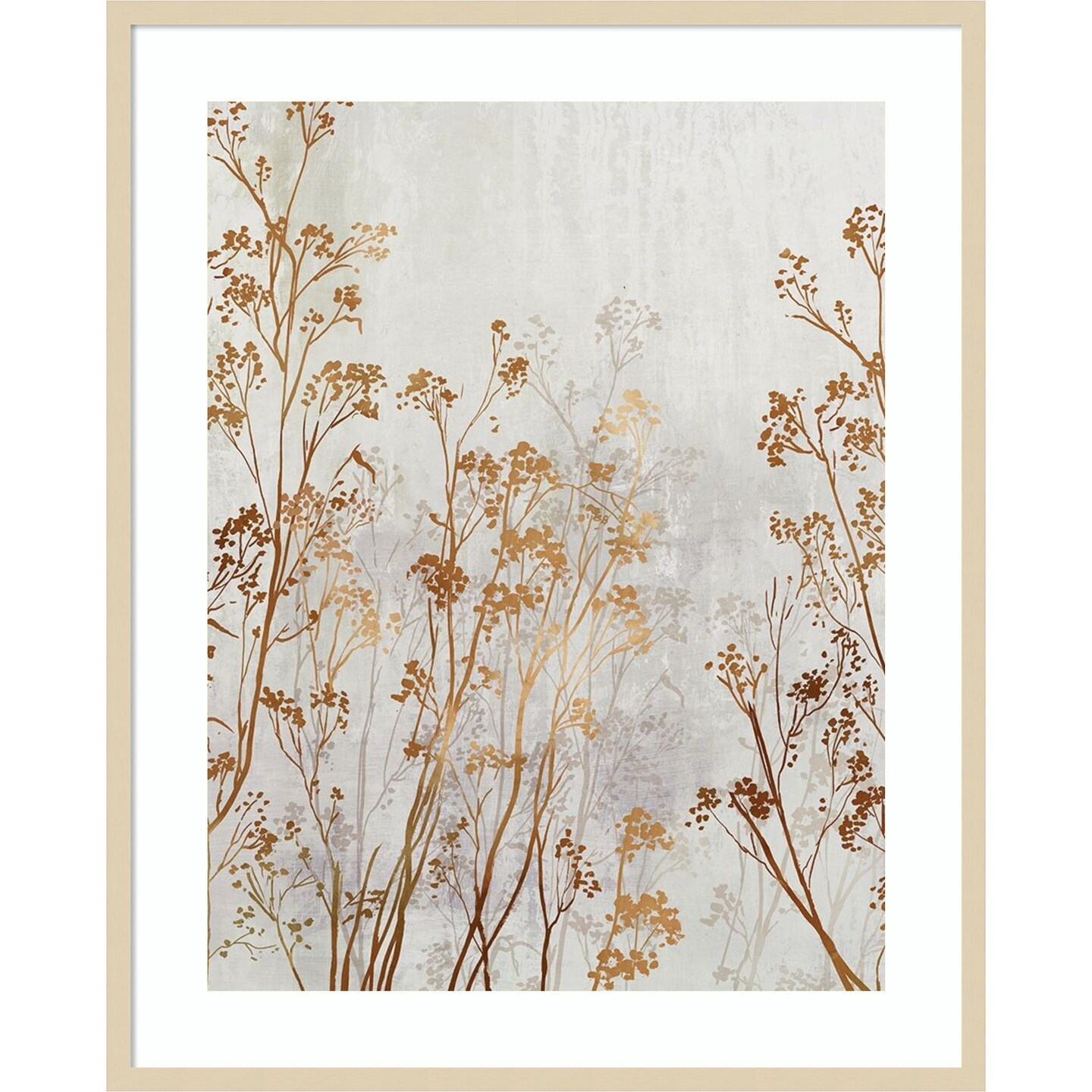 Botanical Bliss I by Asia Jensen Wood Framed Wall Art Print 33 in. W x ...