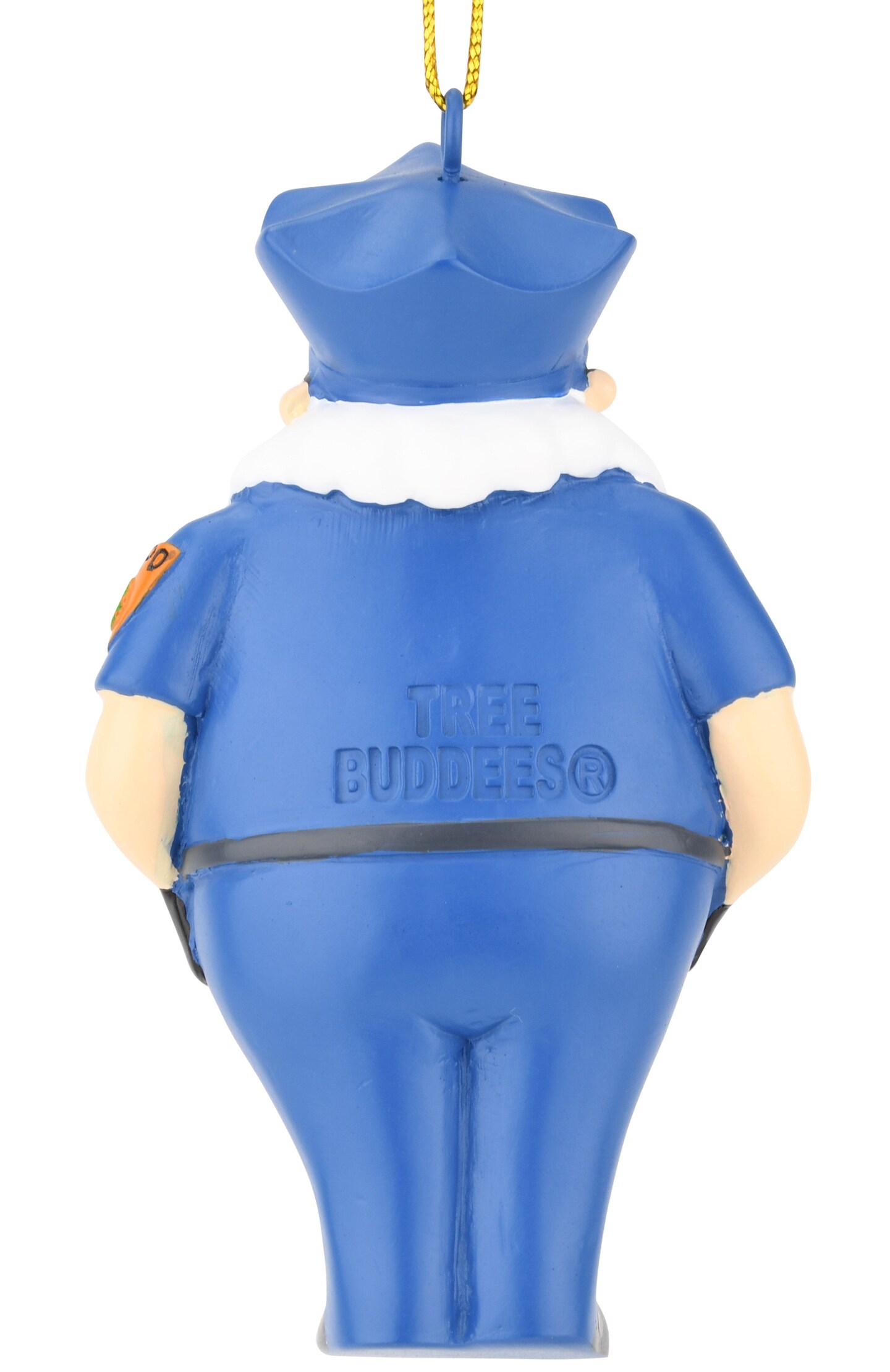 North Pole Police Department Resin Christmas Ornament
