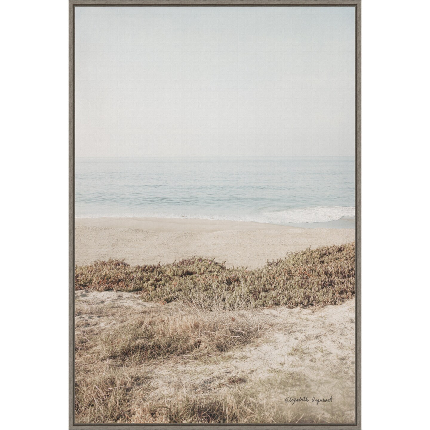 February Morning II by Elizabeth Urquhart 23-in. W x 33-in. H. Canvas Wall Art Print Framed in Grey