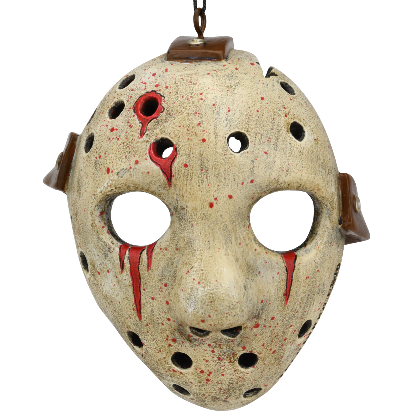 Bloody Hockey Mask Halloween Ornament Scary Decoration
