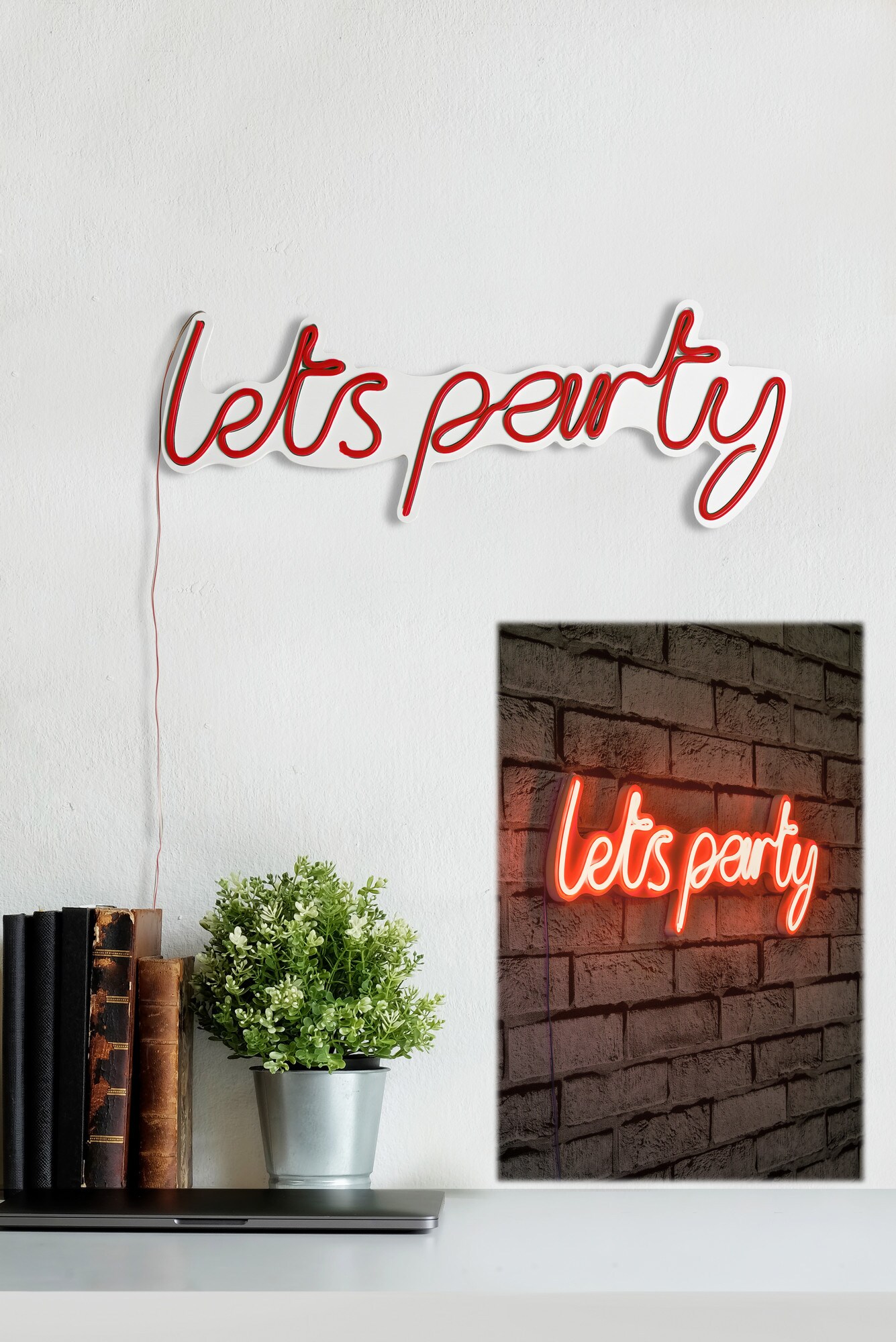 Let's Party LED Neon Light Wall Decor
