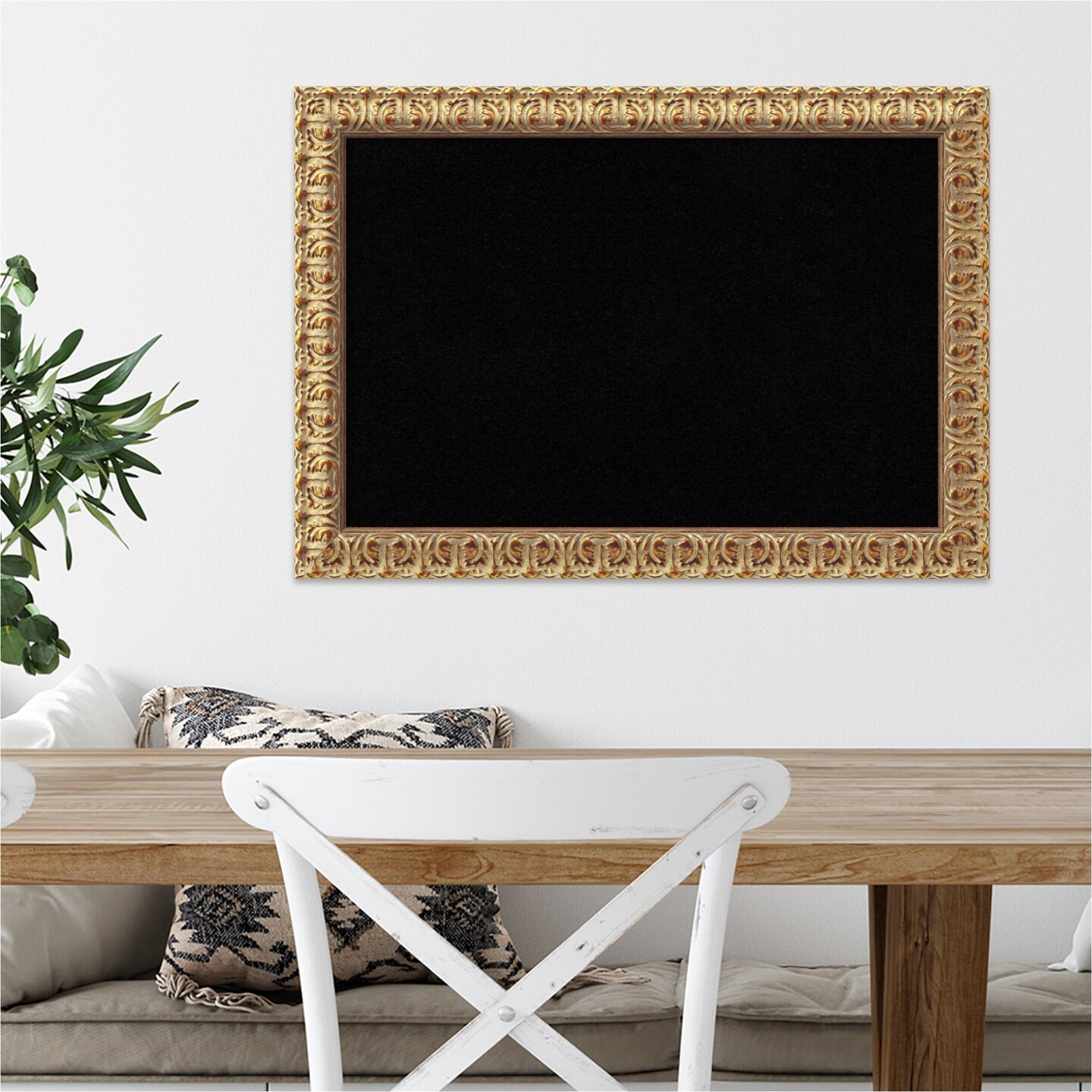 Standing Cork Bulletin Board - Rose Gold/Gold