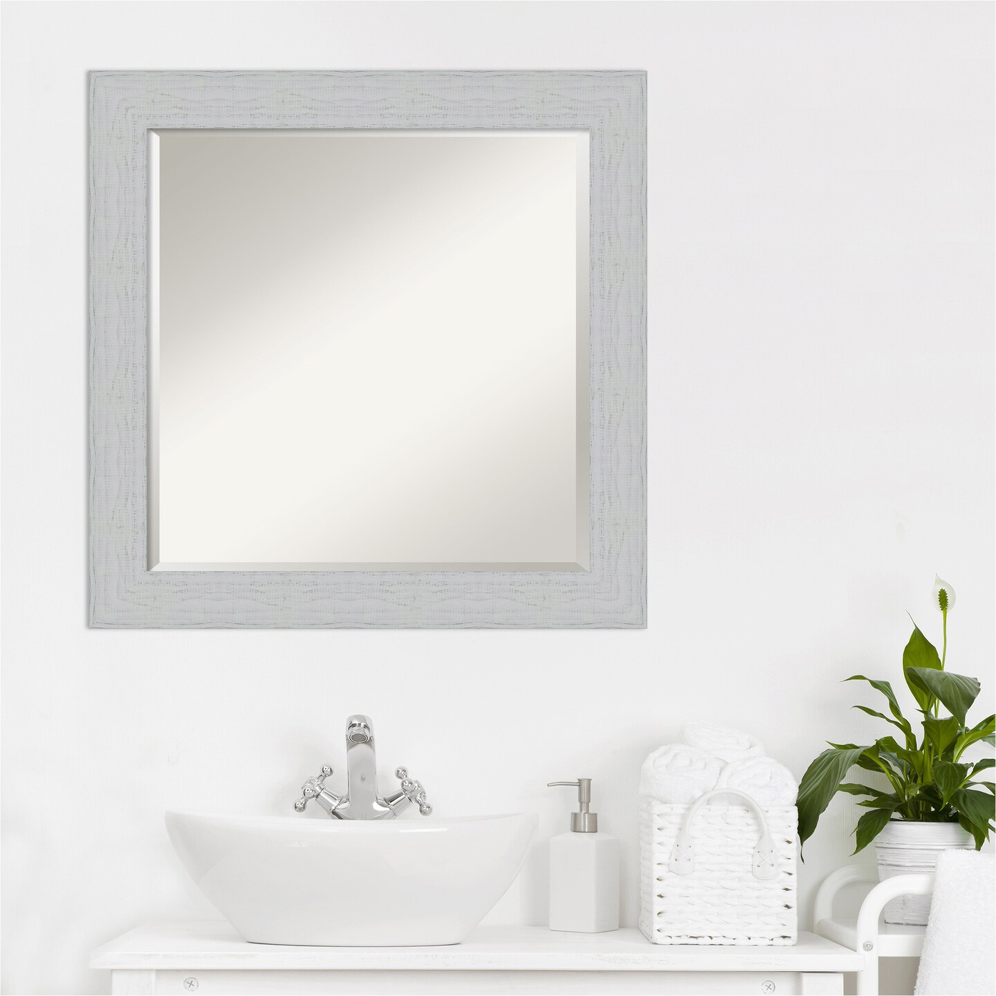 Beveled Wood Bathroom Wall Mirror, Shiplap Frame Mirrors Michaels