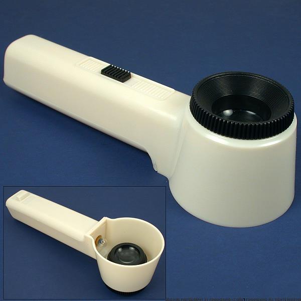 10X Loupe Illuminated Magnifier Microscope 60X to 100X