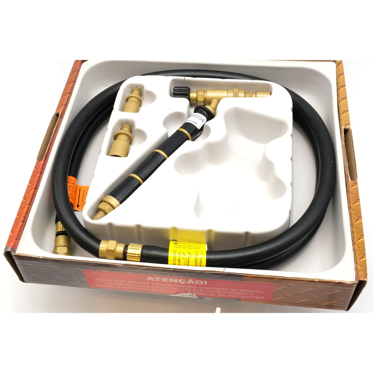 Orca Hand Welding, Soldering, Heating Torch with Hose &#x26; 3 Interchangeable Heads