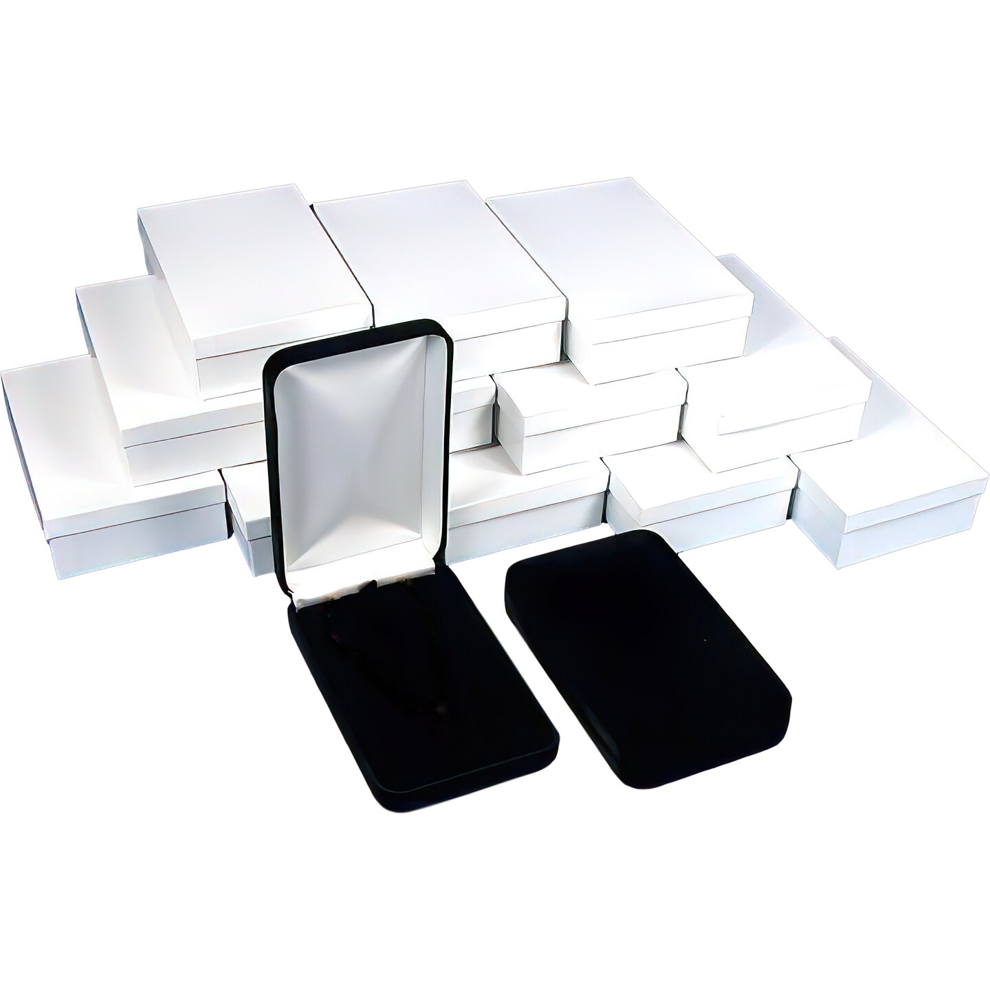 12 Black Velvet Necklace Boxes Gift Showcase Displays Michaels