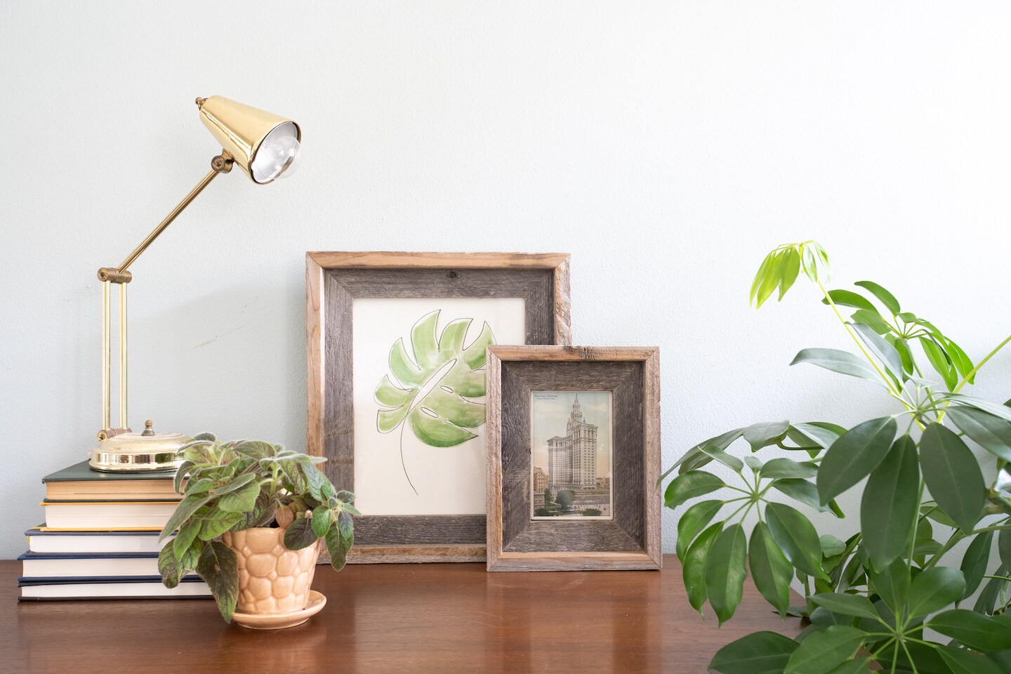 Rustic Farmhouse Signature Series 9 in. x 12 in. Reclaimed Wood Picture Frame