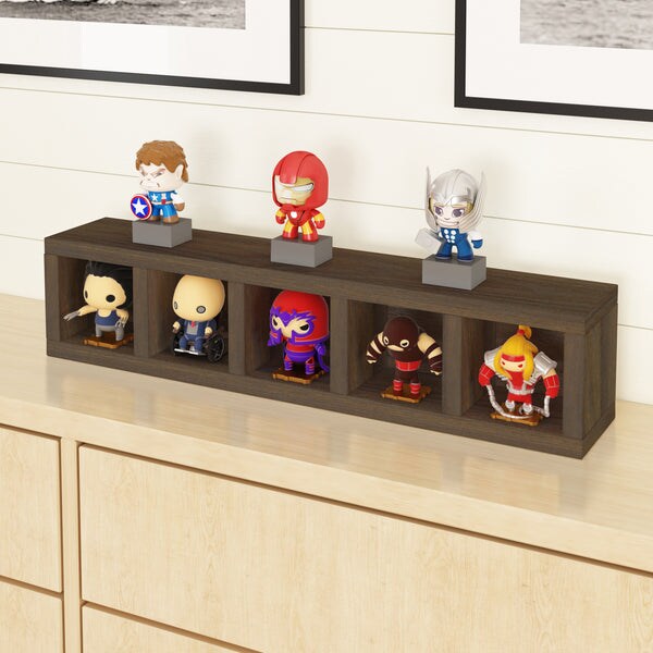 Figures Display Cubby, Royal Walnut