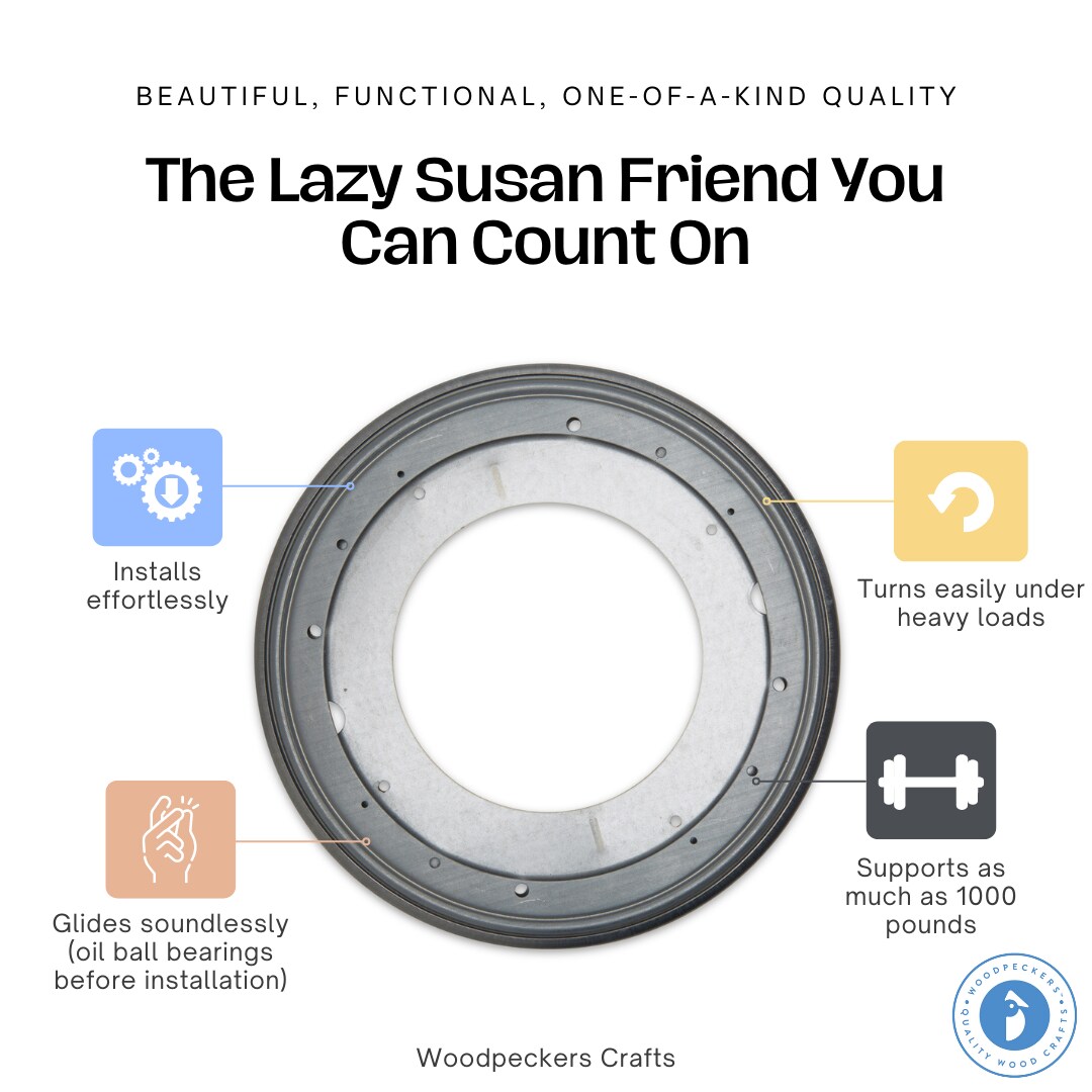 Turntable/Lazy Susan Bearings, Multiple Sizes Available| Woodpeckers