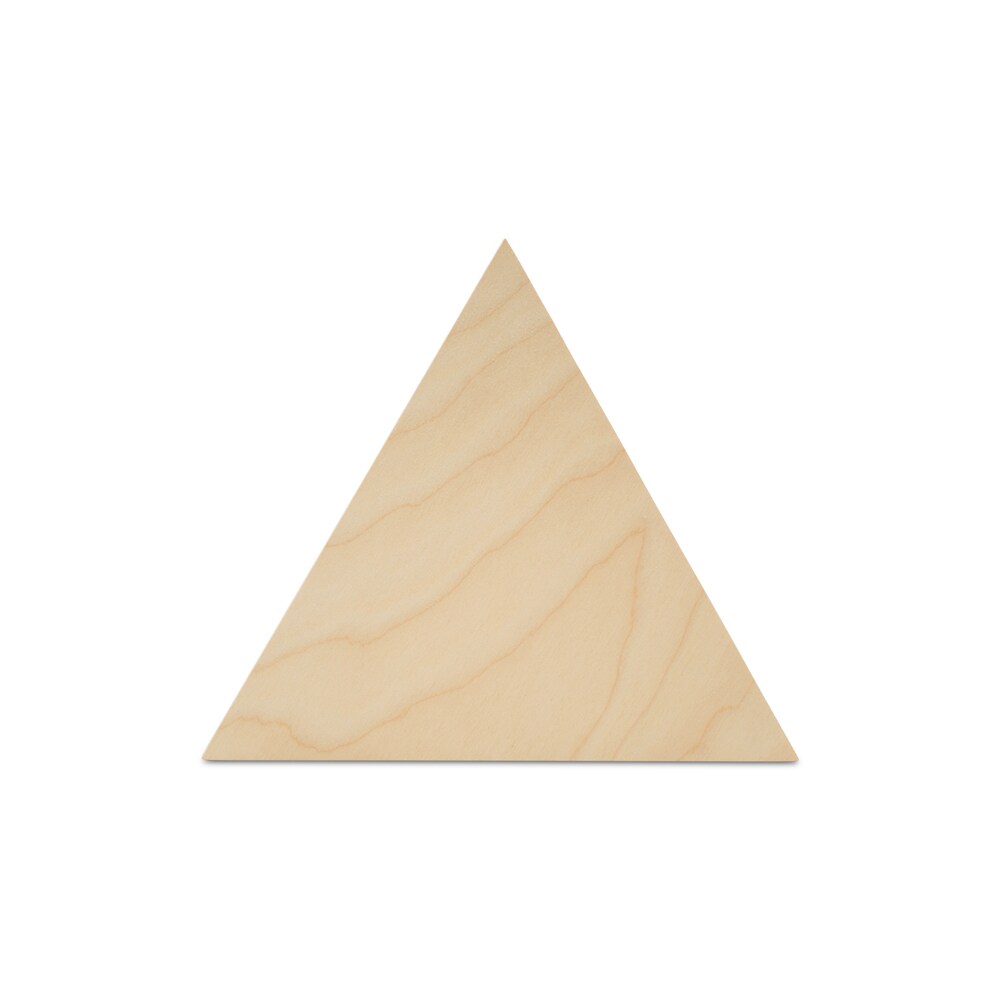 Triangle Wooden Cutouts, Multiple Sizes Available, Unfinished Crafts &#x26; Geometric Decor | Woodpeckers