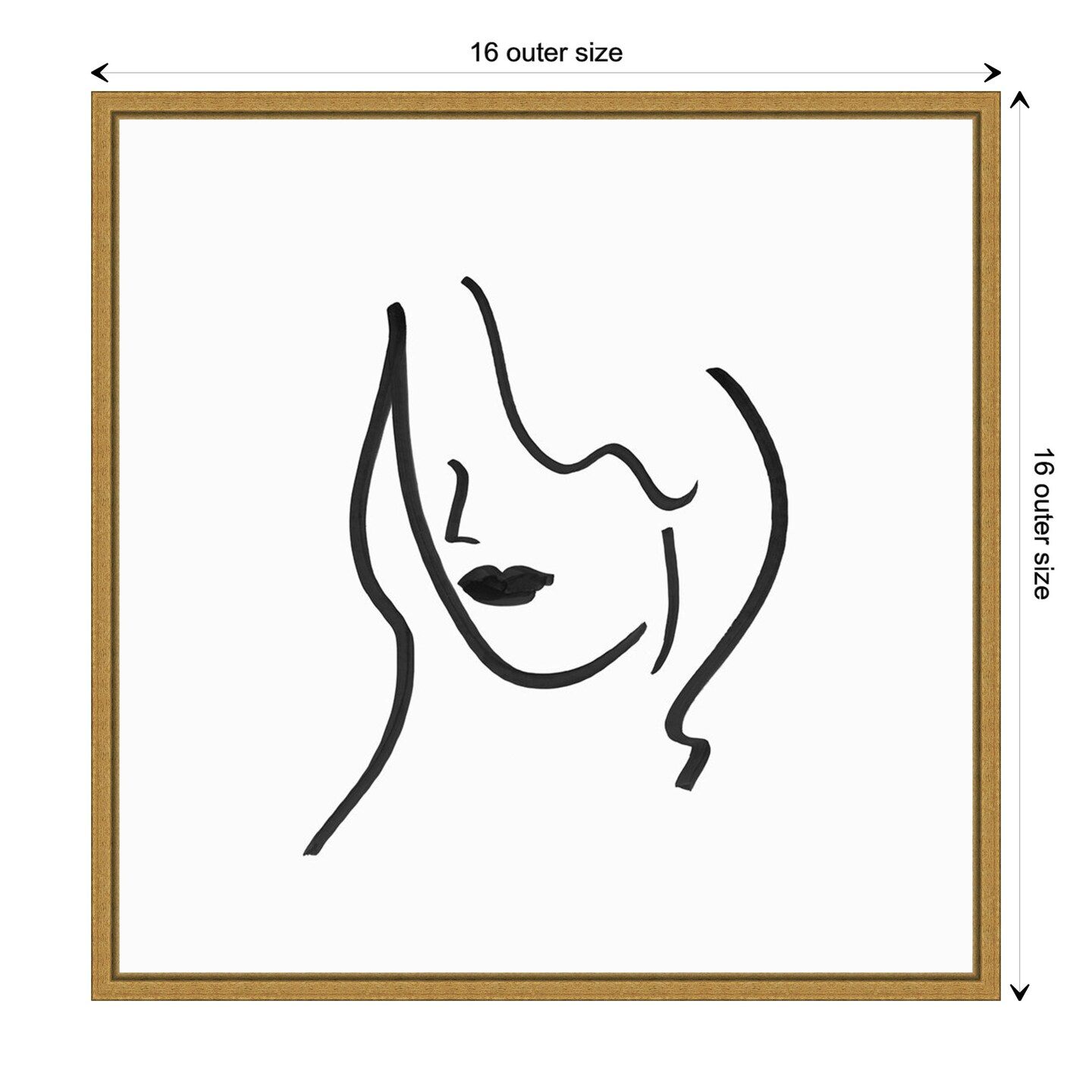 Muser II (Woman) by Isabelle Z Canvas Wall Art Print Framed