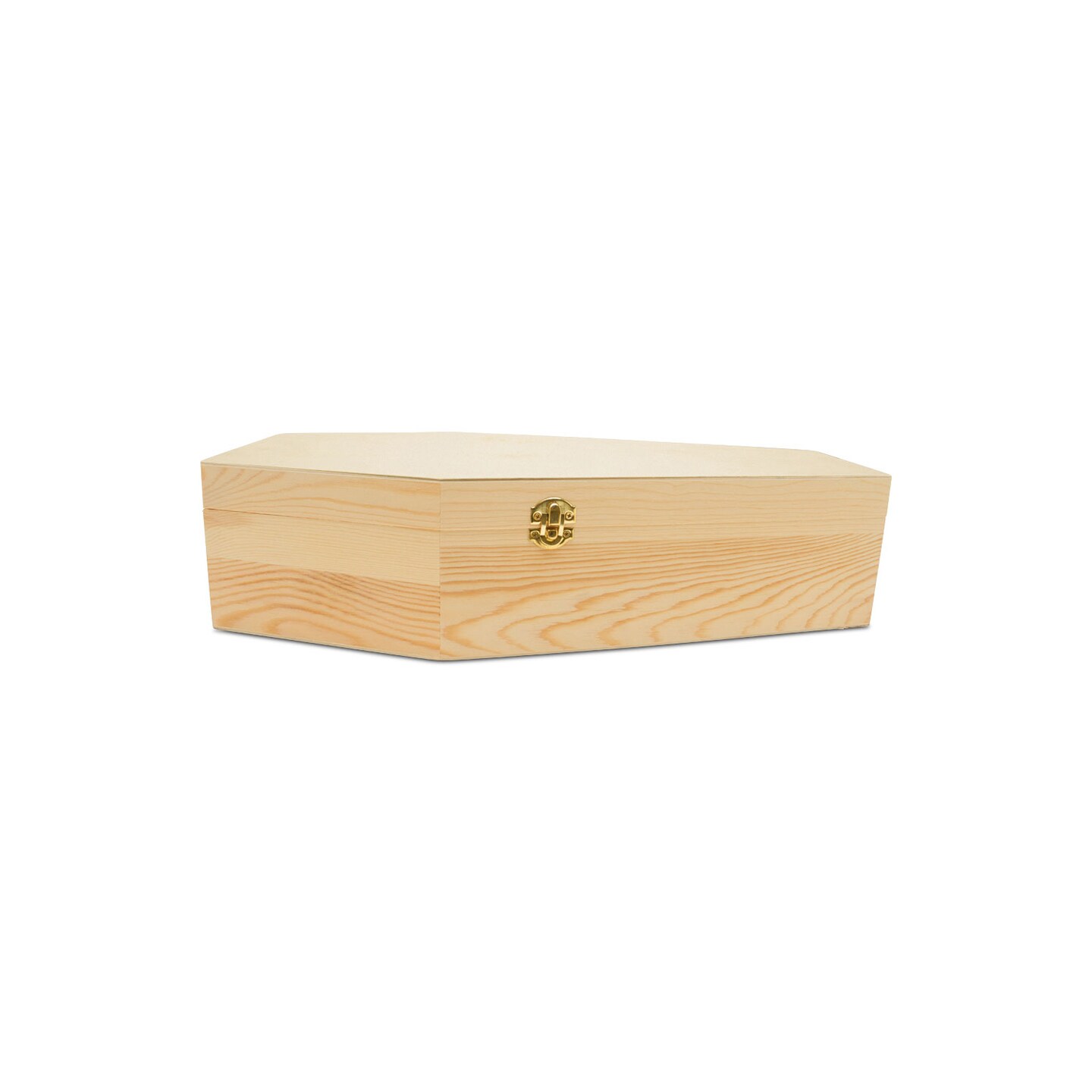 Wooden Coffin Box, Multiple Sizes Available, Unfinished, Halloween