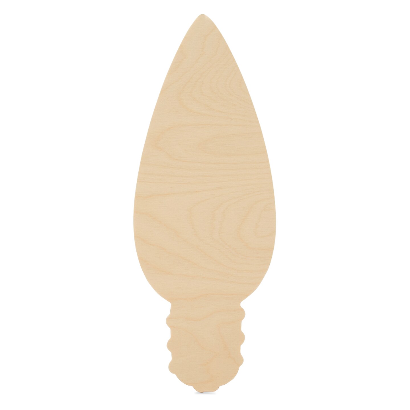 Wood Lightbulb Cutout Ornaments, Multiple Sizes Available, DIY Christmas Tree Decor/Craft | Woodpeckers