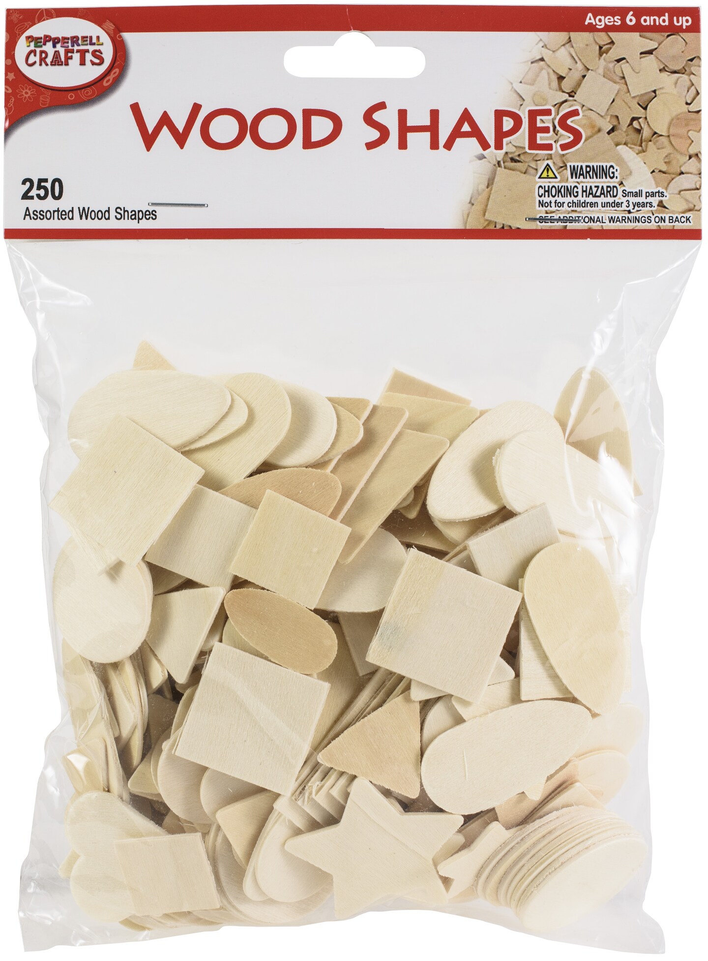 Wood Shapes 250/PkgAssorted Embellishments Michaels