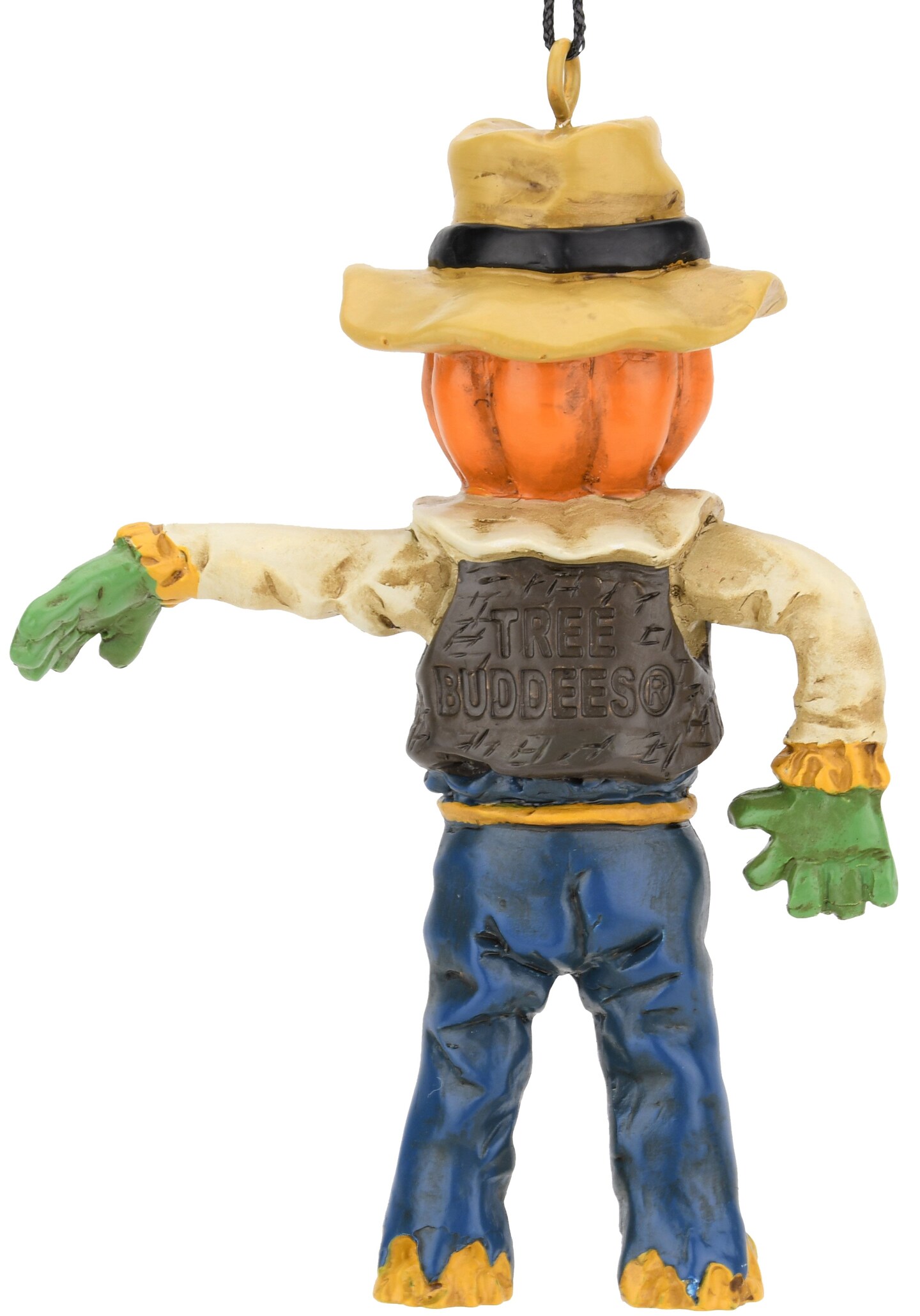 Pumpkin Head Scarecrow Halloween Ornament
