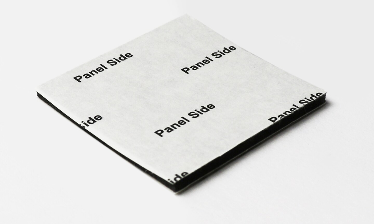 ChromaLuxe Black Foam Repositionable Adhesive Mount 2&#x22; x 2&#x22; (0.125&#x22; thick)