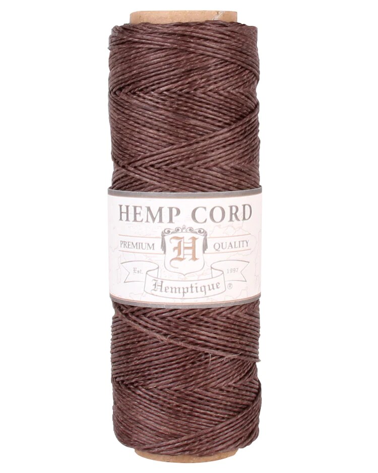 Hemptique 0.5mm #10 Hemp Cord Spools Jewelry Making Macrame Crochet Crafting Gift Wrapping Outdoor Gardening