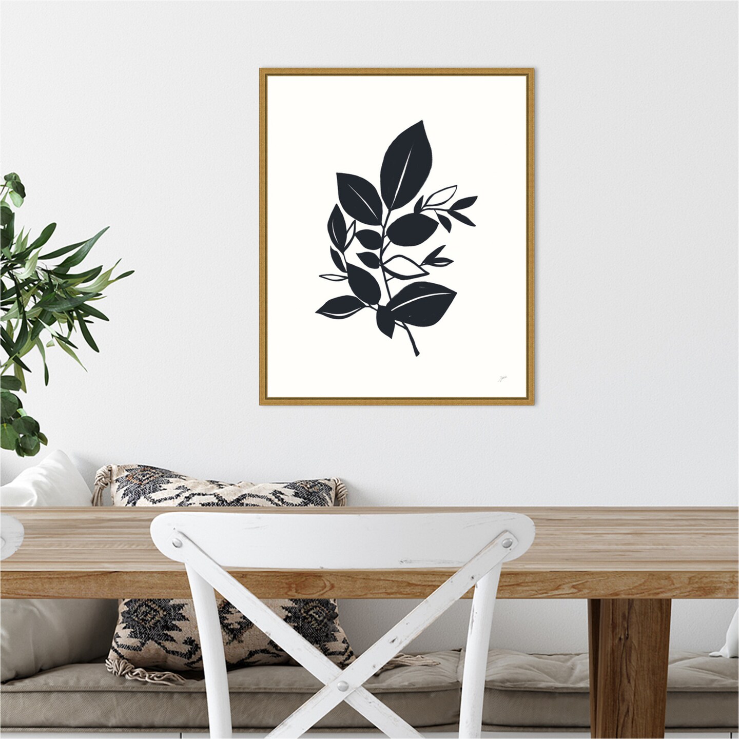 Bay Leaves I by Karyn Panganiban 16-in. W x 20-in. H. Canvas Wall Art ...